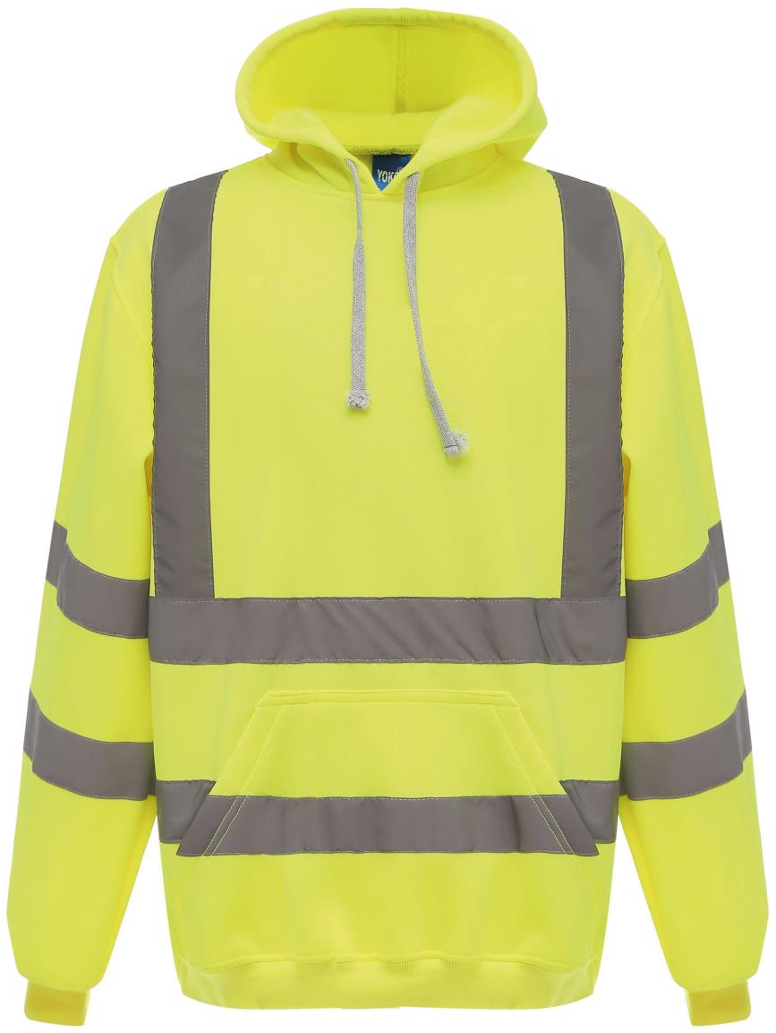YOKO Hi-Vis pullover hoodie bedrukken - Afbeelding 4