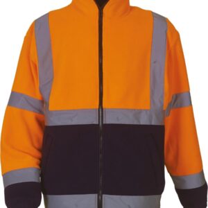 YOKO Signalisatie zwaar fleece jack bedrukken