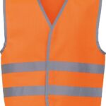 YOKO Gilet with Reflective Hem & Strips bedrukken