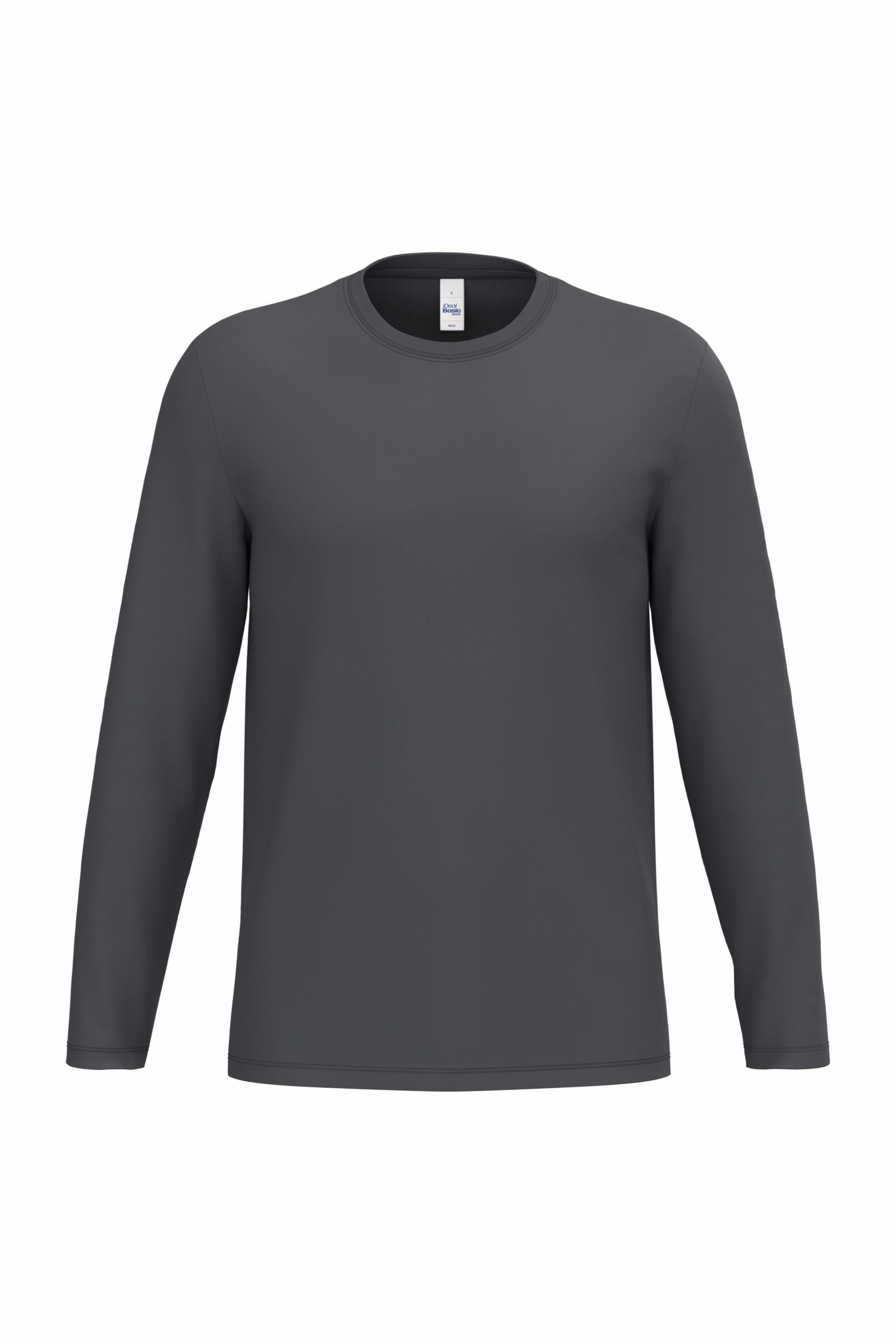 iDeal Basic Brand iDeal190 uniseks T-shirt LSL bedrukken - Afbeelding 4