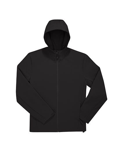 B&C Reset Hooded Softshell bedrukken