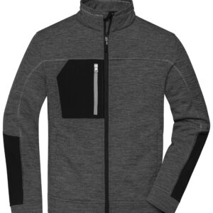Daiber Men's Structure Fleece Jacket GRS bedrukken