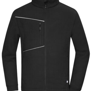 Daiber Fleece Jacket - Corduroy Look bedrukken