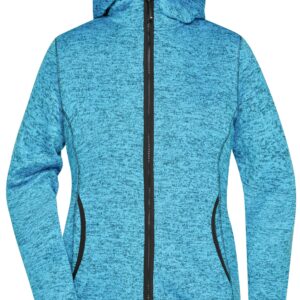 Daiber Ladies' Knitted Fleece Hoody bedrukken