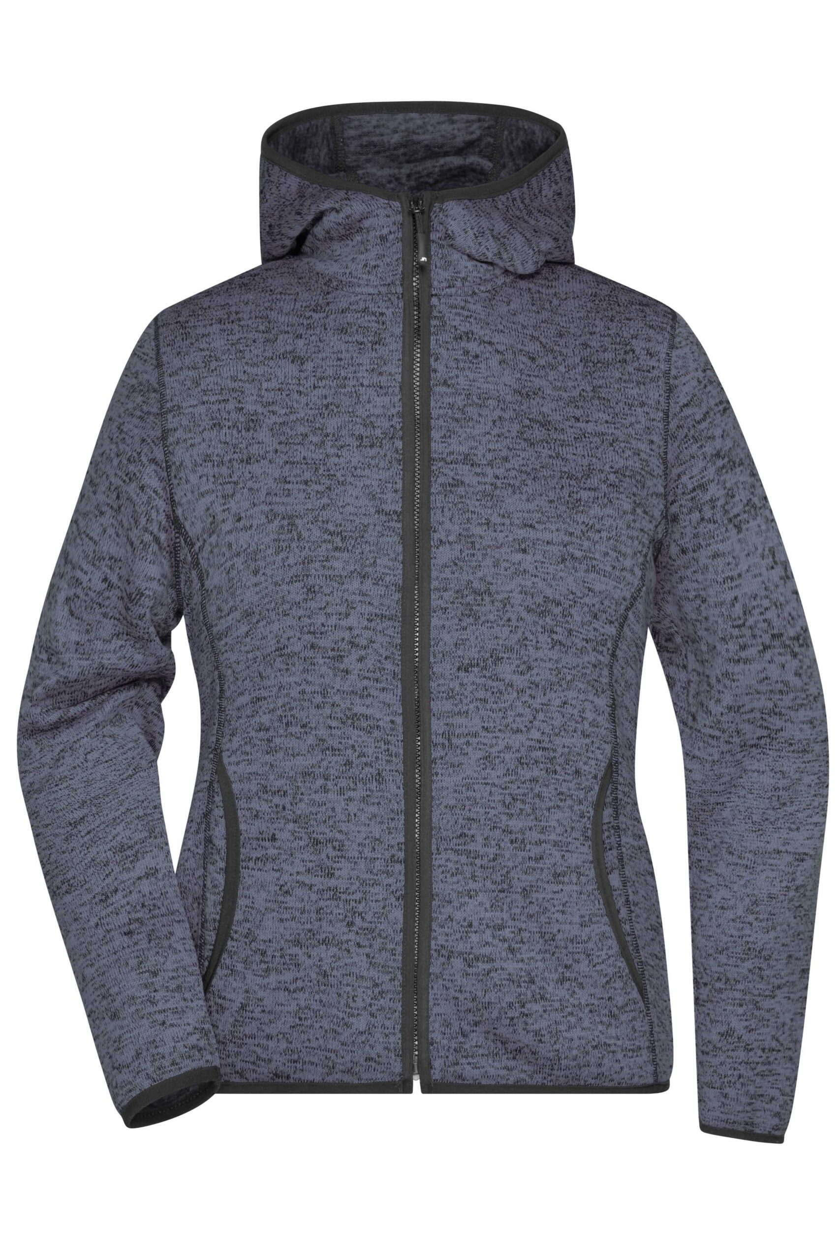 Daiber Ladies' Knitted Fleece Hoody bedrukken - Afbeelding 2
