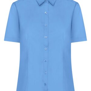 Daiber Ladies' Shirt Short-Sleeved Poplin bedrukken