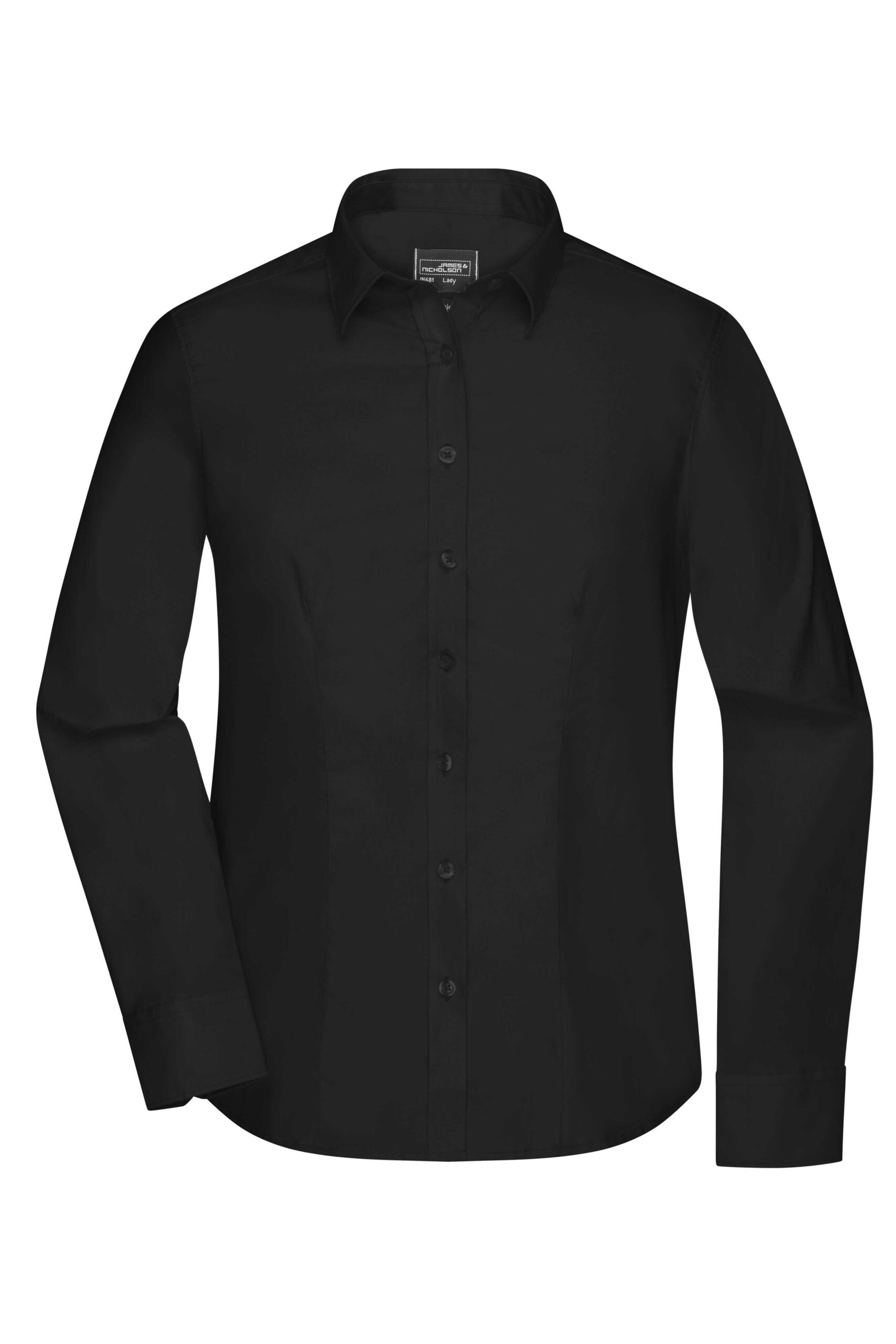 Daiber Ladies' Shirt Long-Sleeved Micro-Twill bedrukken