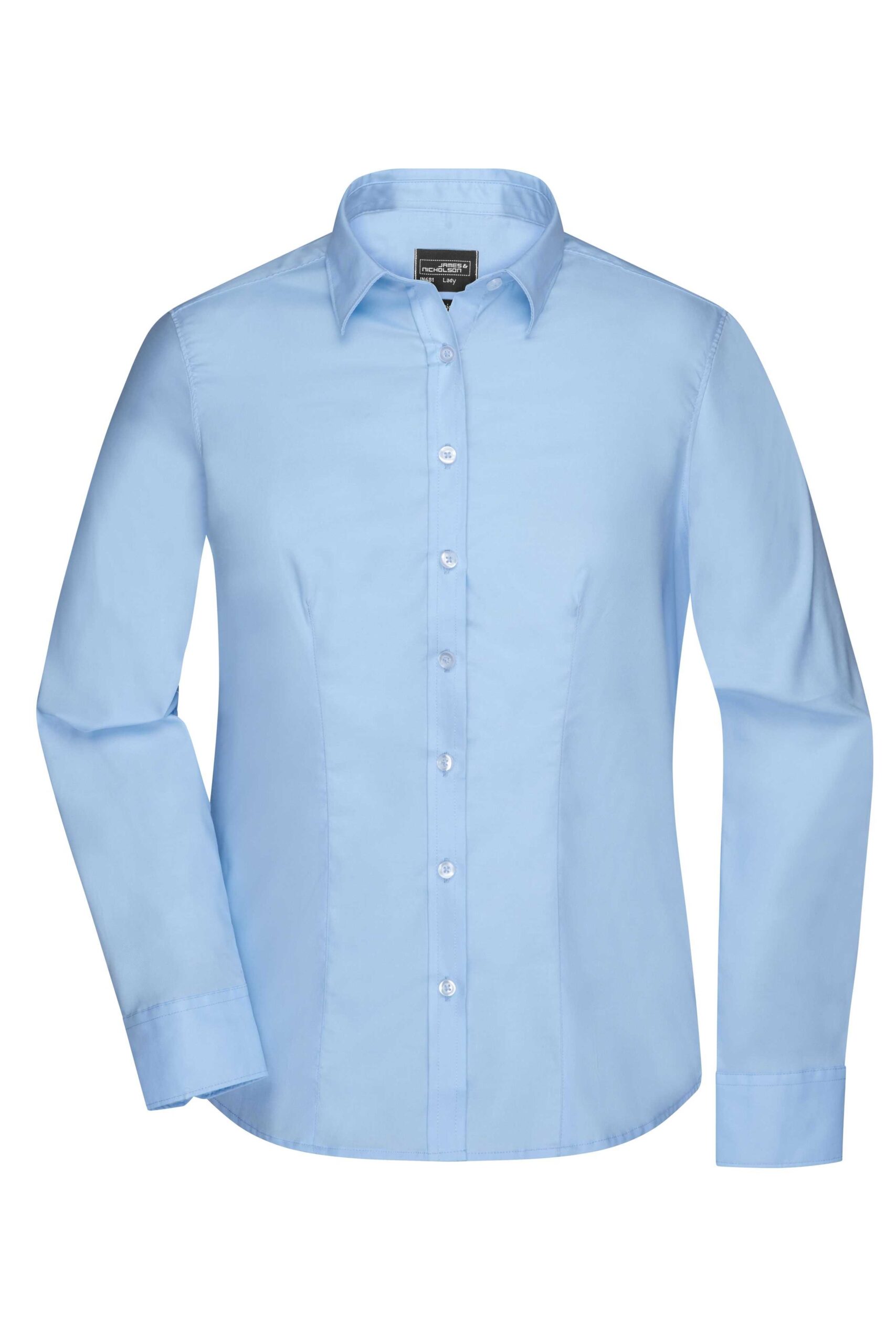 Daiber Ladies' Shirt Long-Sleeved Micro-Twill bedrukken - Afbeelding 2