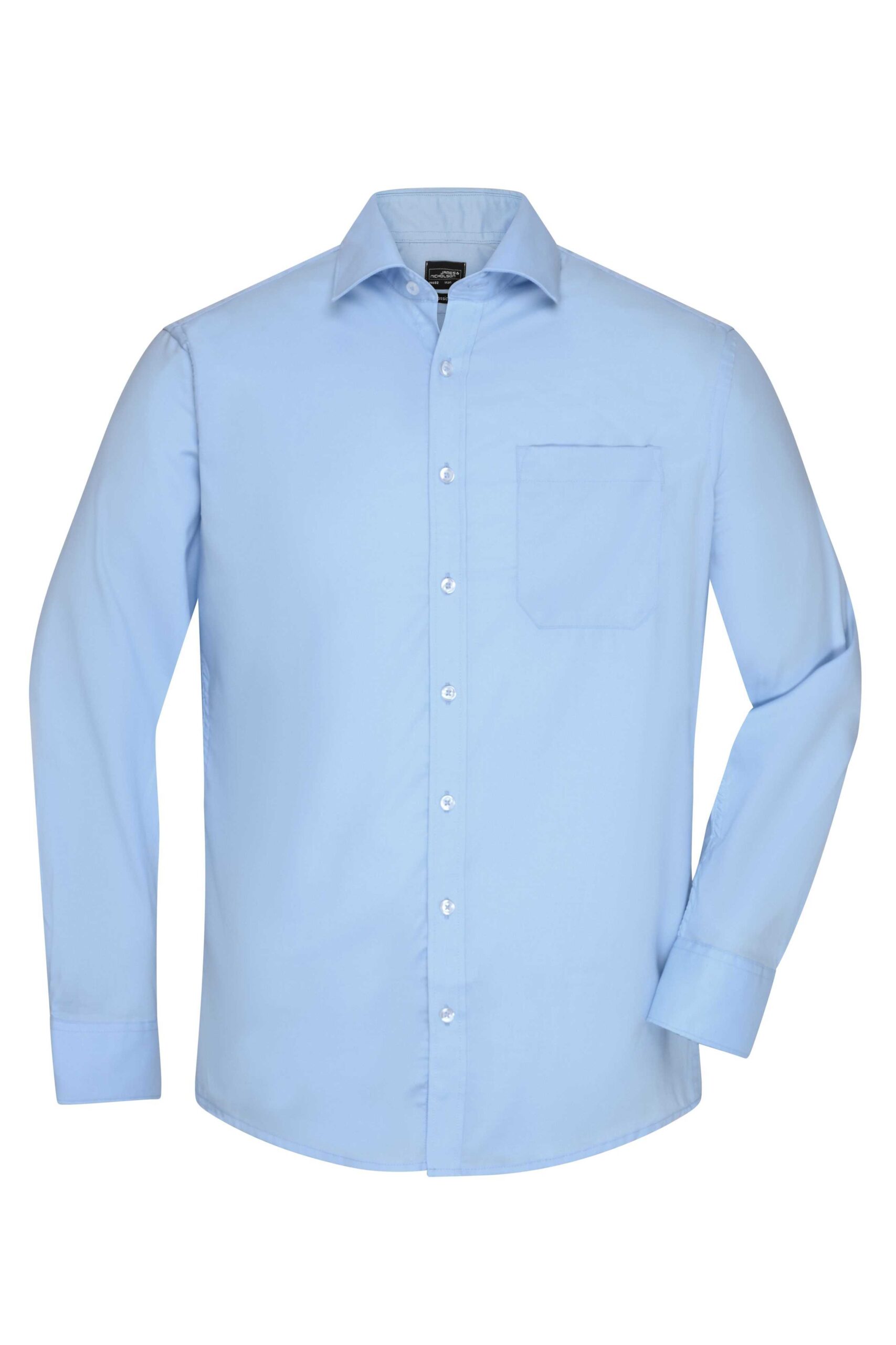 Daiber Men's Shirt Long-Sleeved Micro-Twill bedrukken - Afbeelding 2