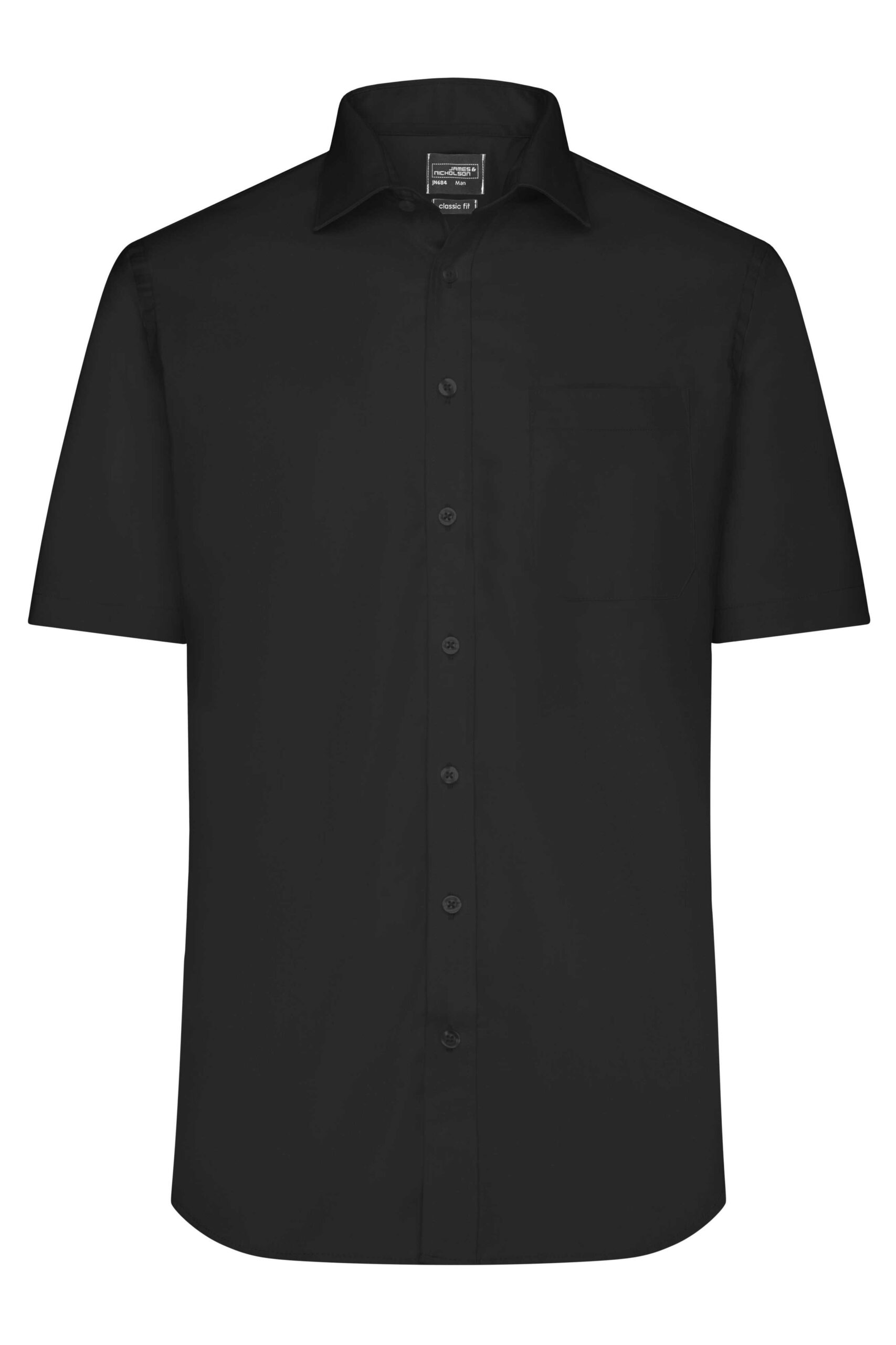 Daiber Men's Shirt Short-Sleeved Micro-Twill bedrukken