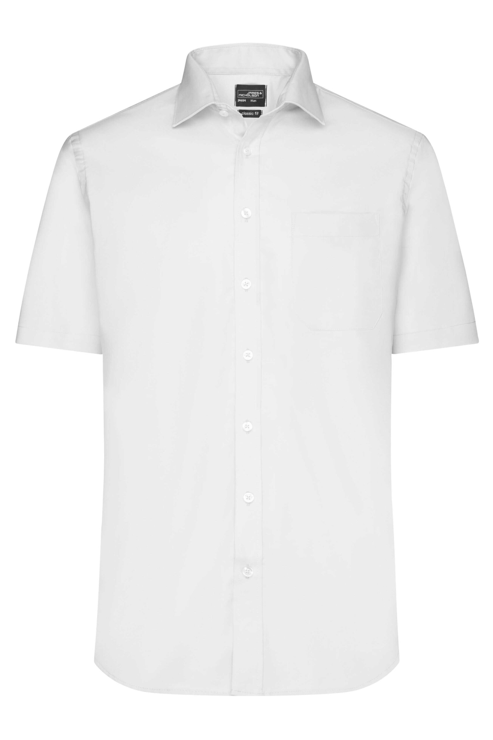 Daiber Men's Shirt Short-Sleeved Micro-Twill bedrukken - Afbeelding 4