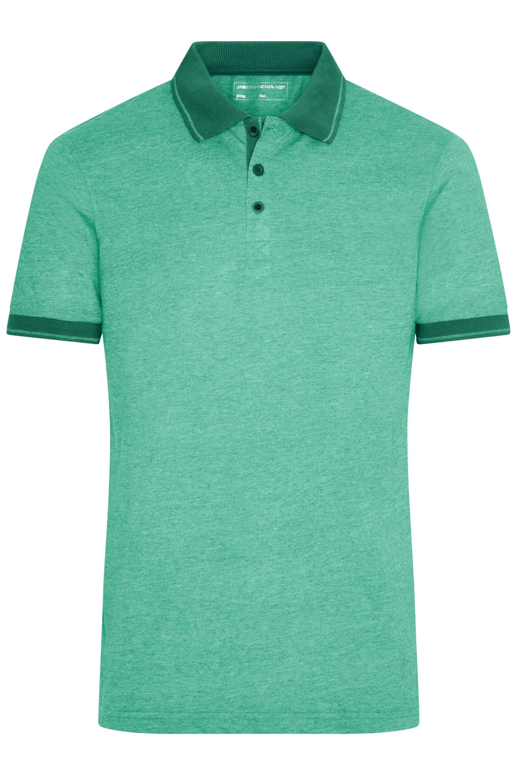 Daiber Men's Heather Polo bedrukken - Afbeelding 4