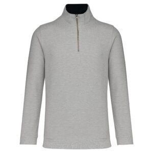 Kariban Trucker - Sweater met Ritskraag bedrukken