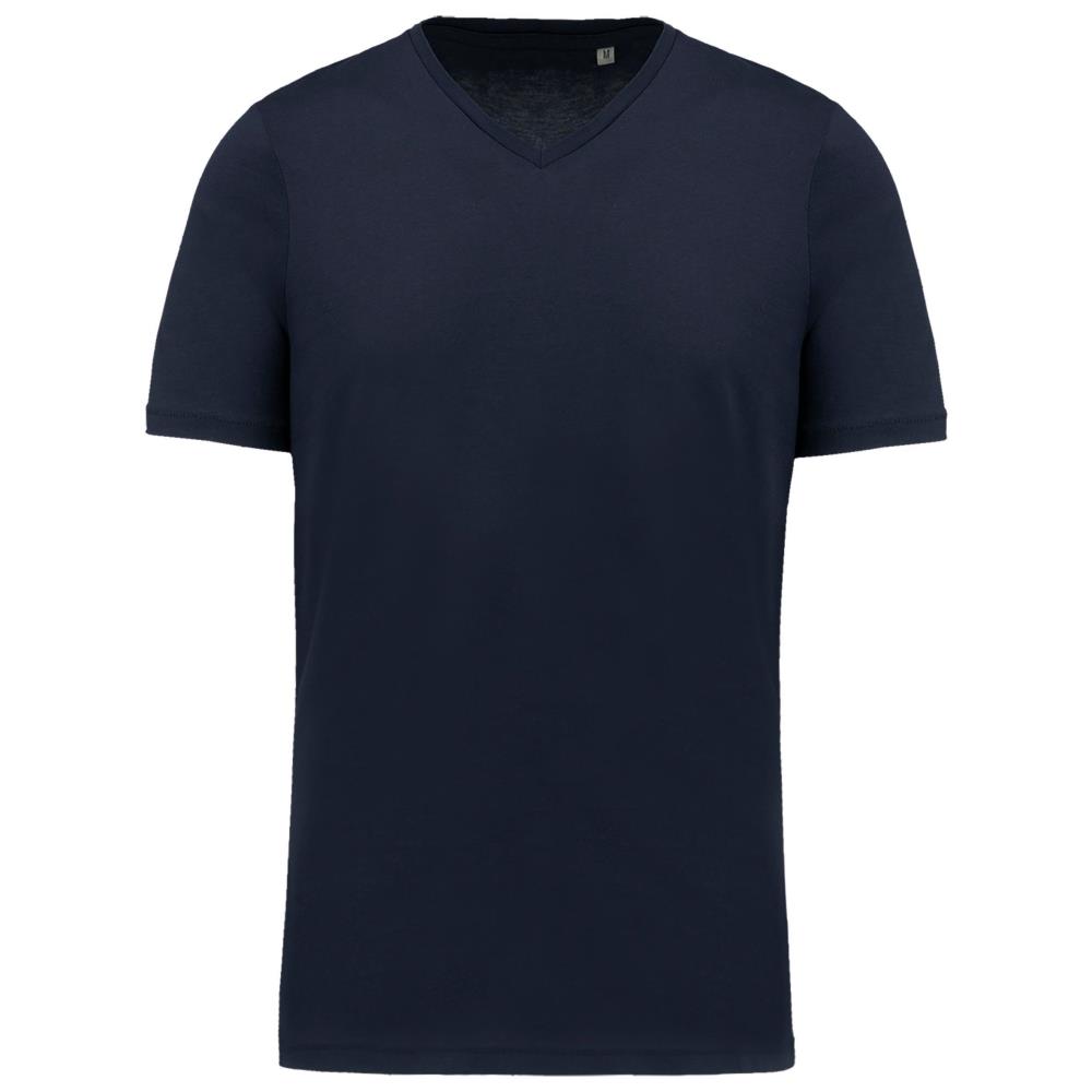 Kariban Heren-t-shirt Supima® V-hals korte mouwen bedrukken - Afbeelding 2