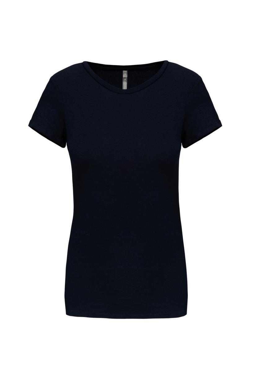 Kariban Dames-t-shirt ronde hals korte mouwen bedrukken - Afbeelding 3