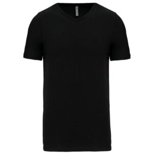 Kariban T-shirt korte mouwen V-hals bedrukken