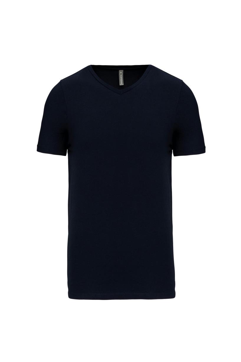 Kariban T-shirt korte mouwen V-hals bedrukken - Afbeelding 3