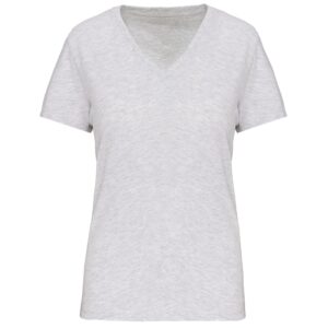 Kariban Dames-t-shirt BIO150 IC V-hals bedrukken