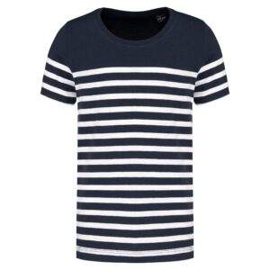 Kariban Matrozenshirt ronde hals Bio kind bedrukken