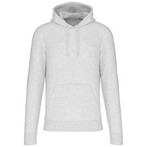 Kariban Ecologische herensweater met capuchon bedrukken
