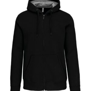 Kariban Sweatvest met capuchon bedrukken