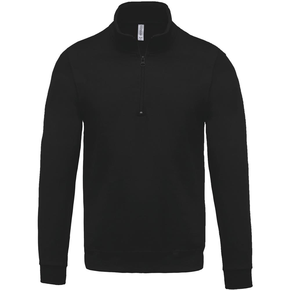 Kariban Sweater met ritskraag bedrukken - Afbeelding 2