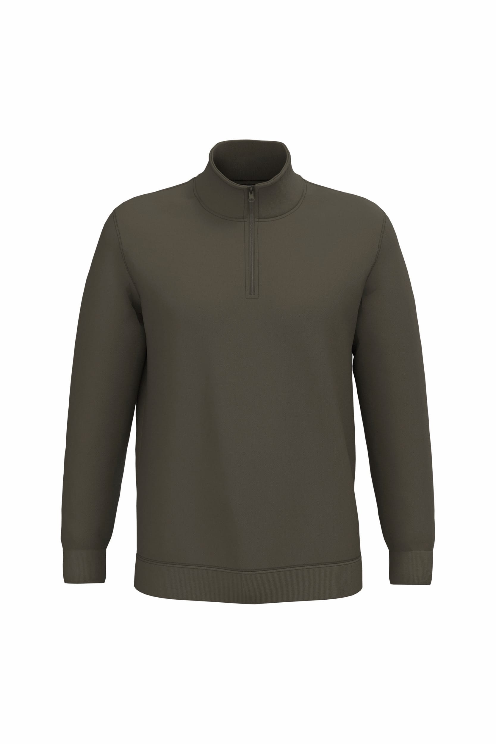 Kariban Sweater met ritskraag bedrukken - Afbeelding 3