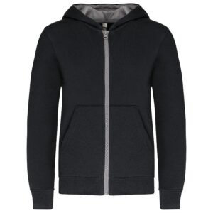 Kariban Kindersweatvest met capuchon bedrukken
