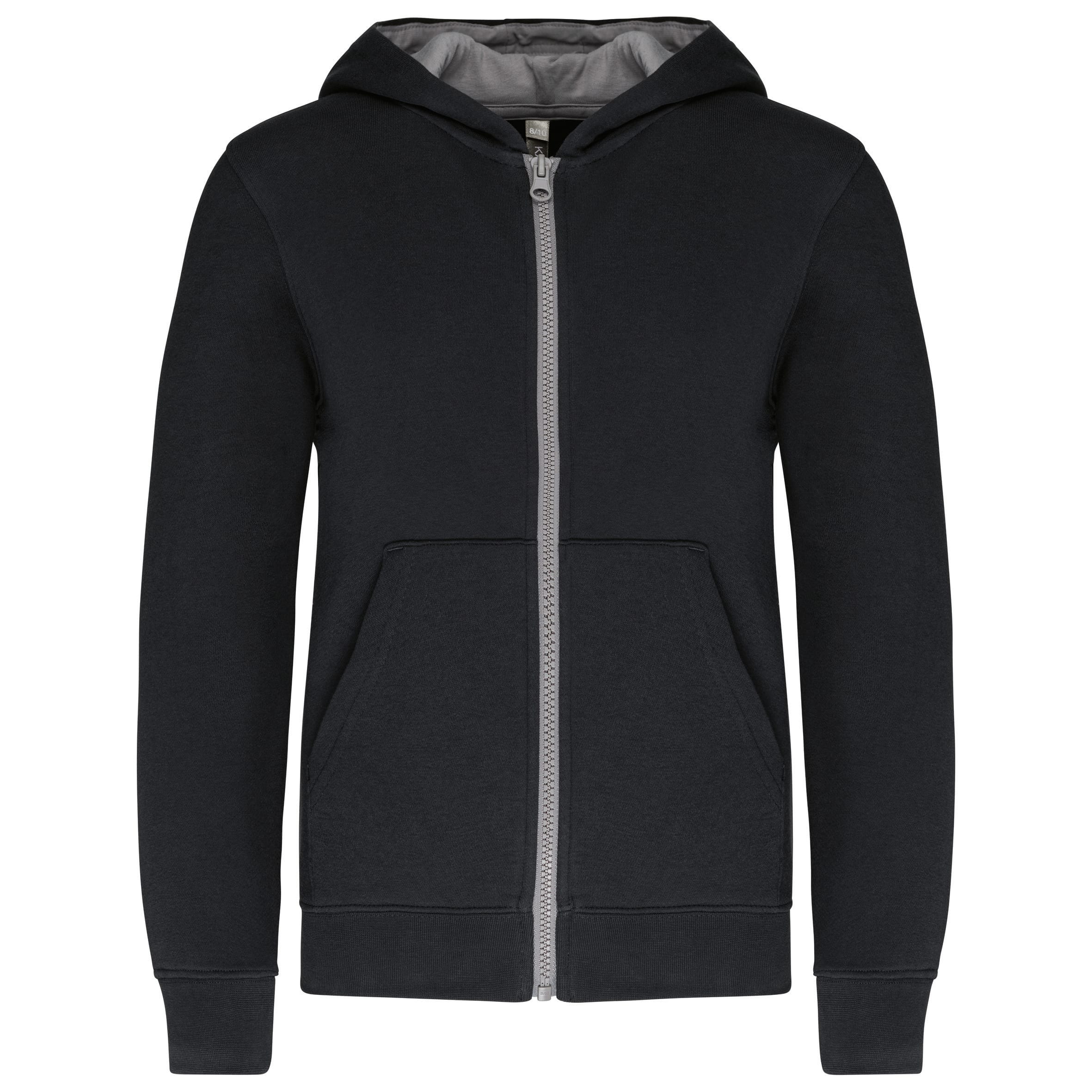 Kariban Kindersweatvest met capuchon bedrukken