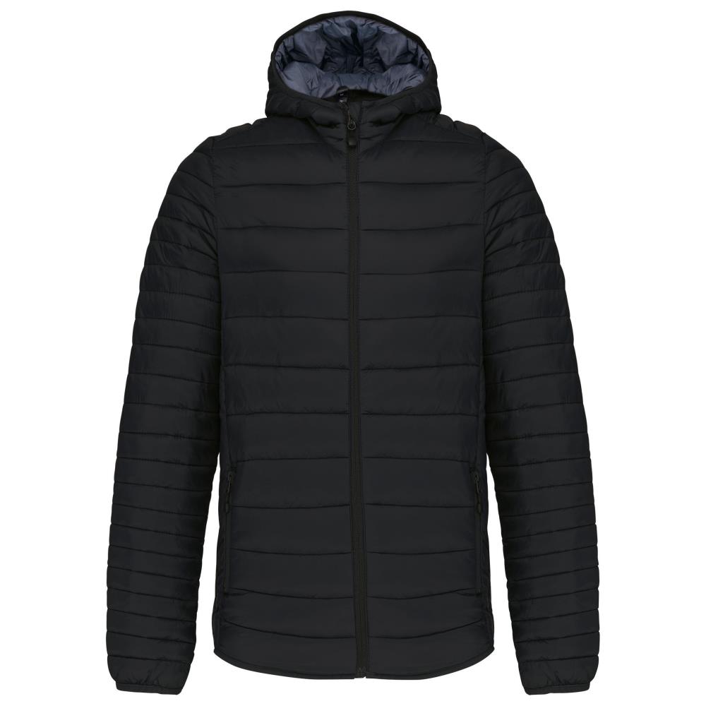 Kariban Men's lightweight hooded padded jacket bedrukken