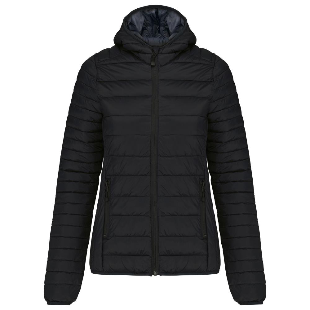 Kariban Ladies' lightweight hooded padded jacket bedrukken