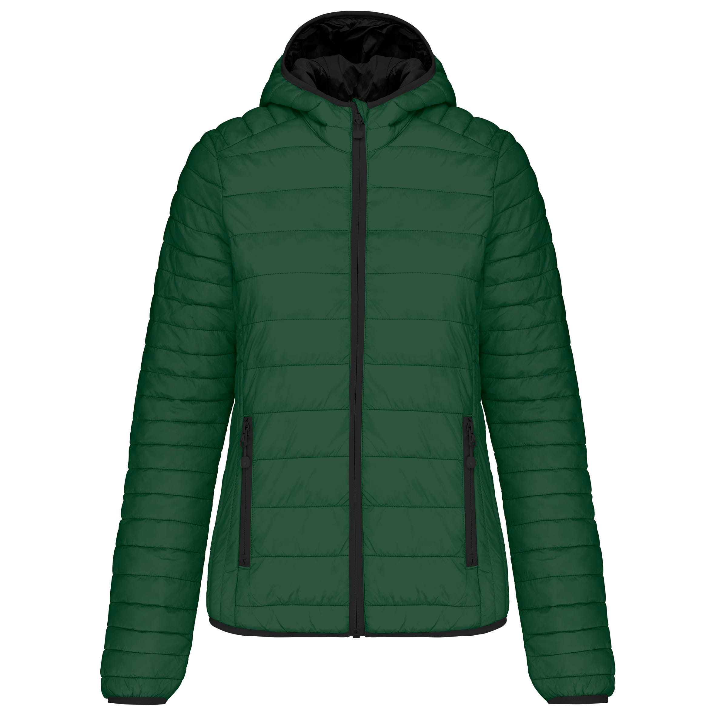 Kariban Ladies' lightweight hooded padded jacket bedrukken - Afbeelding 2