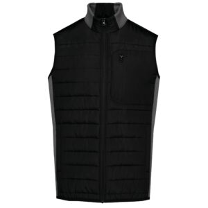 Kariban Herenbodywarmer in twee stoffen bedrukken
