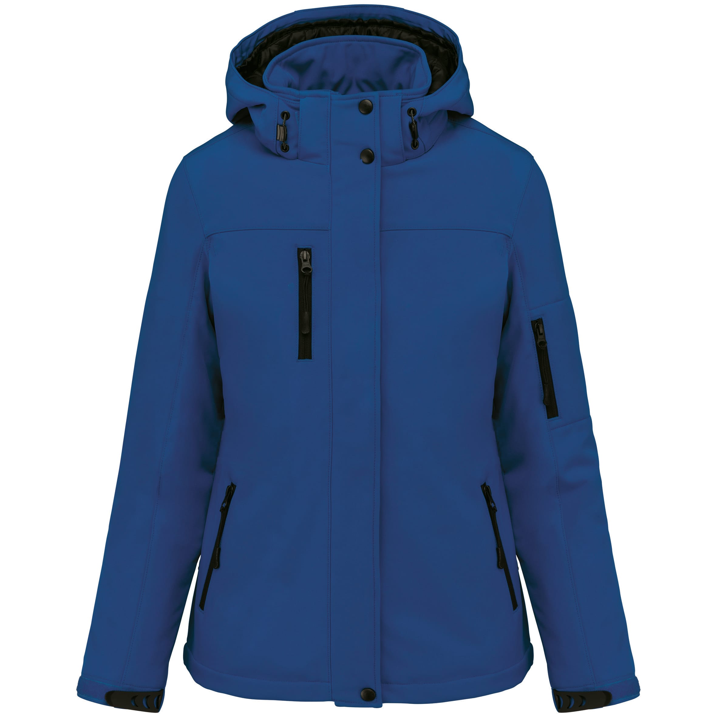 Kariban Gewatteerde softshell damesparka met capuchon bedrukken - Afbeelding 2