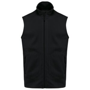 Kariban Ecologische uniseks bodywarmer van microfleece bedrukken