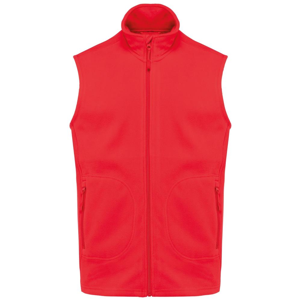 Kariban Ecologische uniseks bodywarmer van microfleece bedrukken - Afbeelding 3