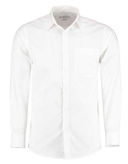 Kustom Kit Men´s Tailored Fit Poplin Shirt Long Sleeve bedrukken - Afbeelding 3