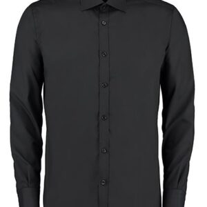 Kustom Kit Men´s Slim Fit Business Shirt Long Sleeve bedrukken