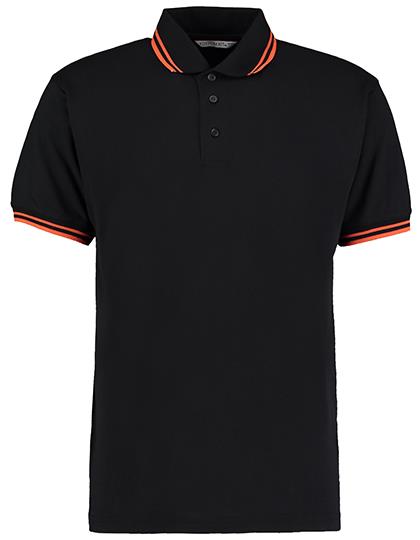 Kustom Kit Classic Fit Tipped Collar Polo bedrukken