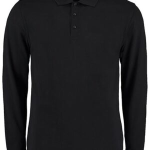Kustom Kit Men´s Classic Fit Long Sleeve Polo Shirt bedrukken