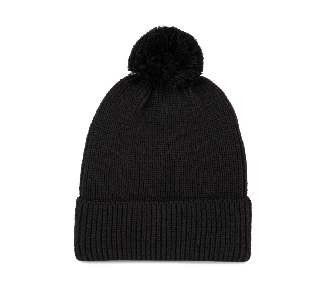 K-up Muts met pompon bedrukken