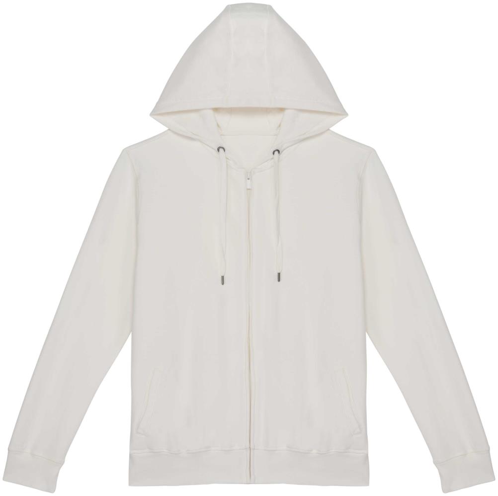 Native Spirit Ecologische uniseks sweater met rits en capuchon French Terry bedrukken - Afbeelding 2