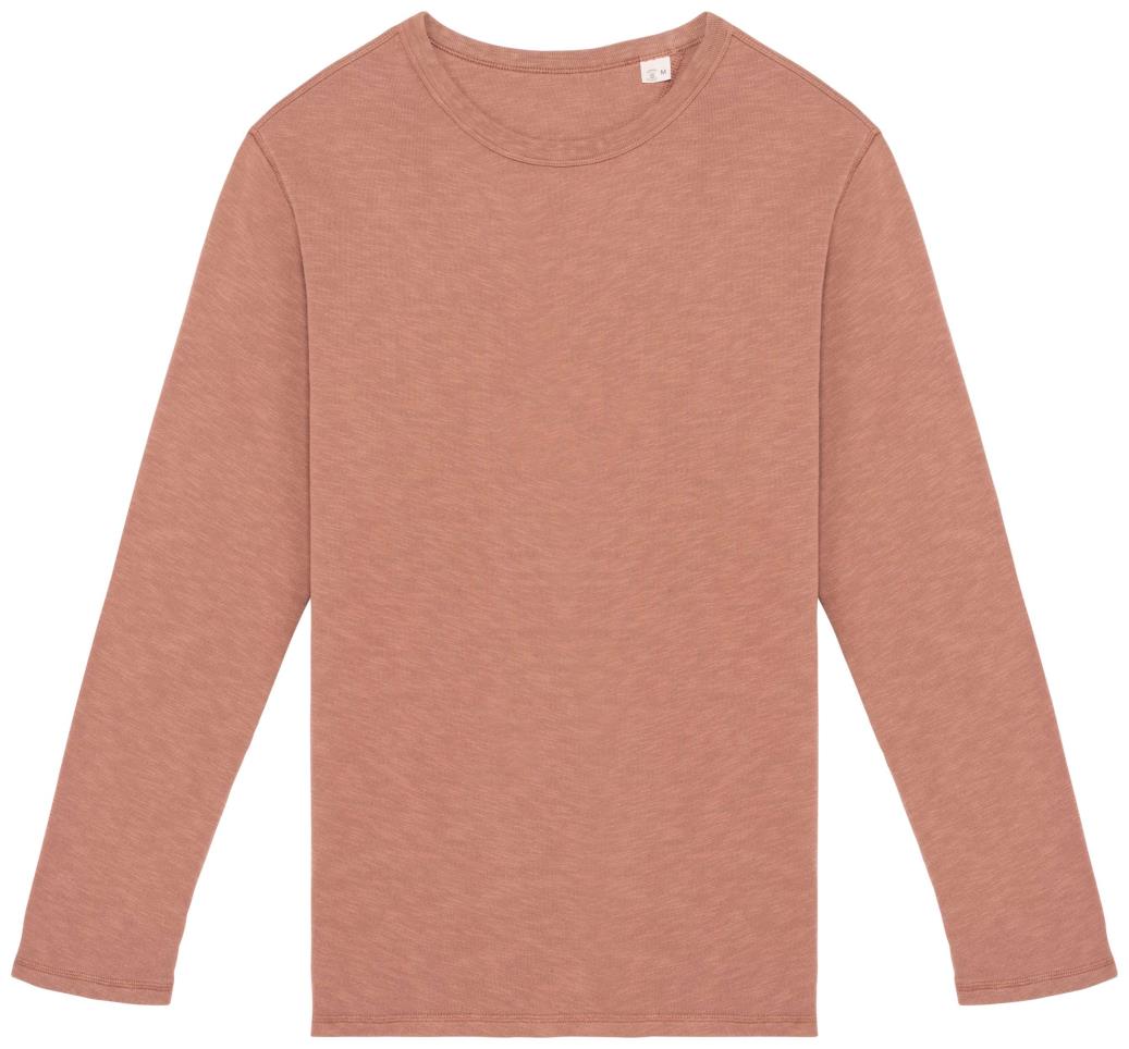 Native Spirit Ecologische en verwassen uniseks sweater met ronde hals French Terry bedrukken - Afbeelding 2