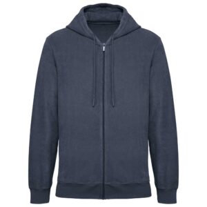 Native Spirit Ecologische badstof sweater met rits en capuchon bedrukken