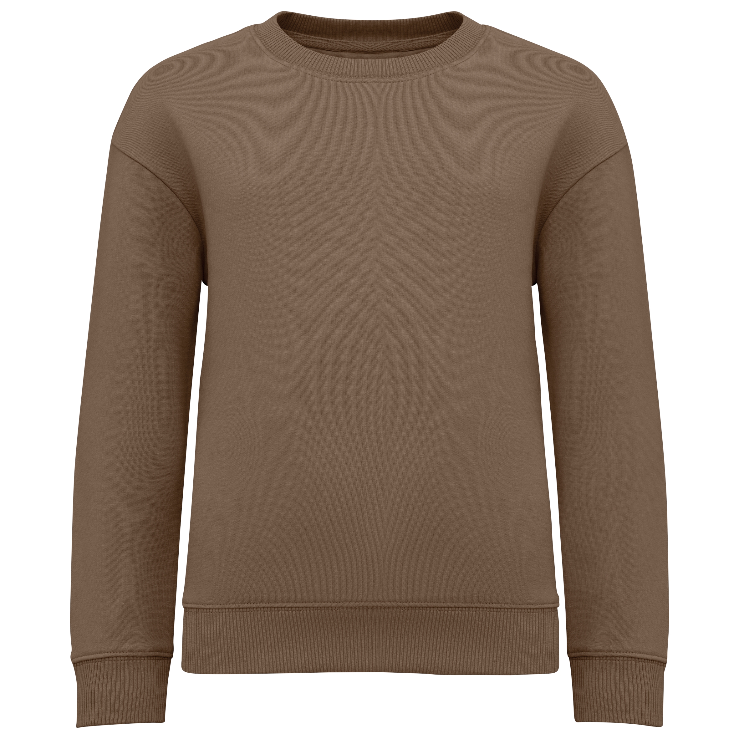 Native Spirit Ecologische cropped kindersweater met ronde hals bedrukken - Afbeelding 2