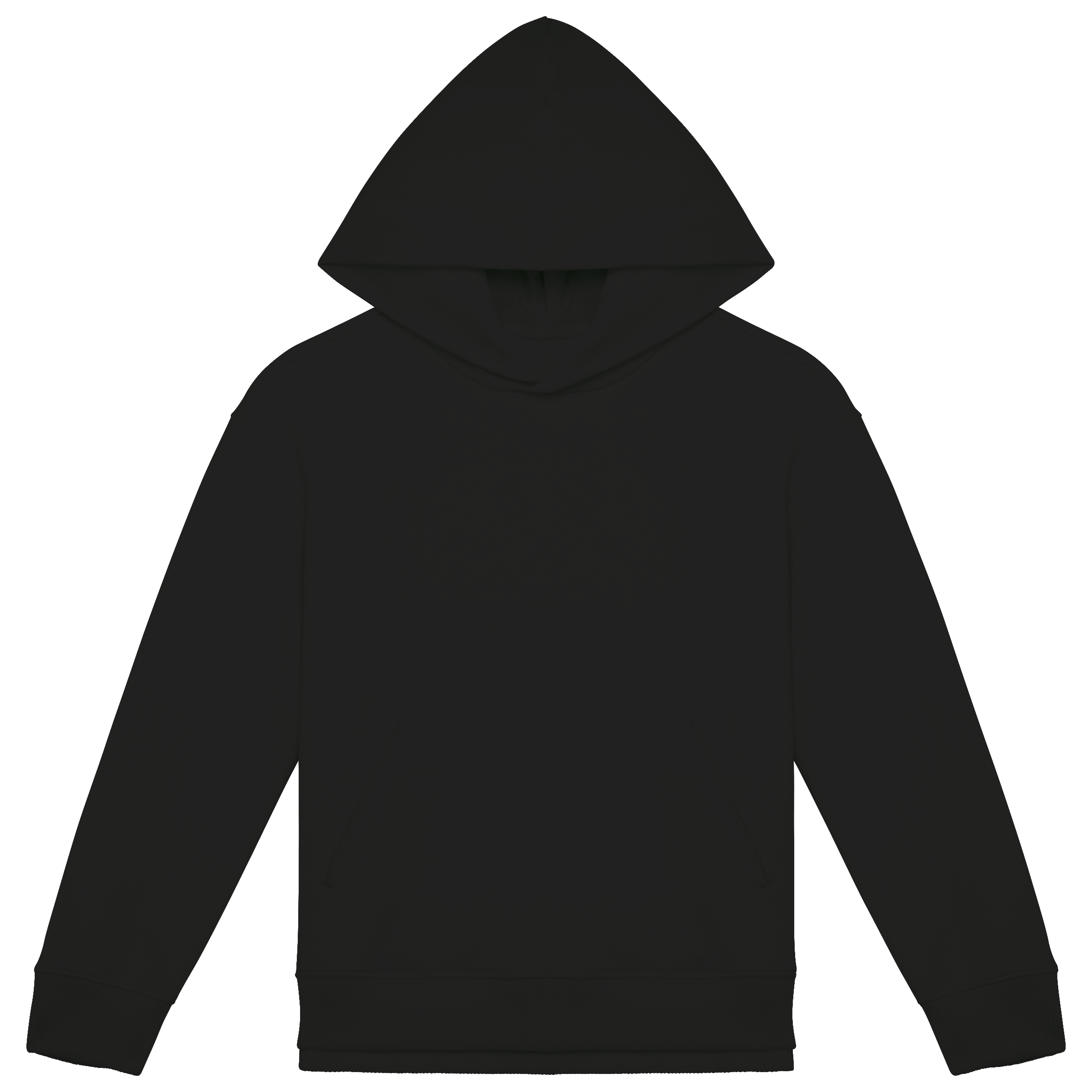Native Spirit Duurzame oversized kindersweater met capuchon bedrukken