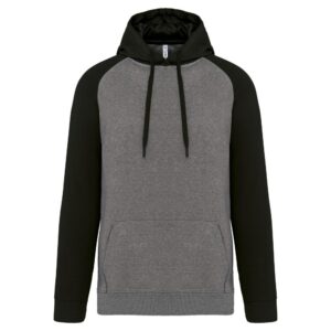Proact Tweekleurige sweater met capuchon volwassene bedrukken