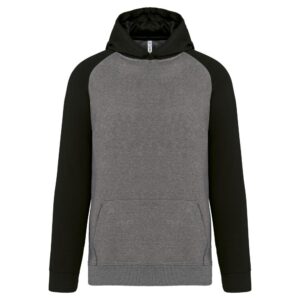 Proact Tweekleurige sweater met capuchon kids bedrukken