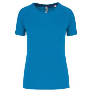Proact Gerecycled damessport-T-shirt met ronde hals bedrukken