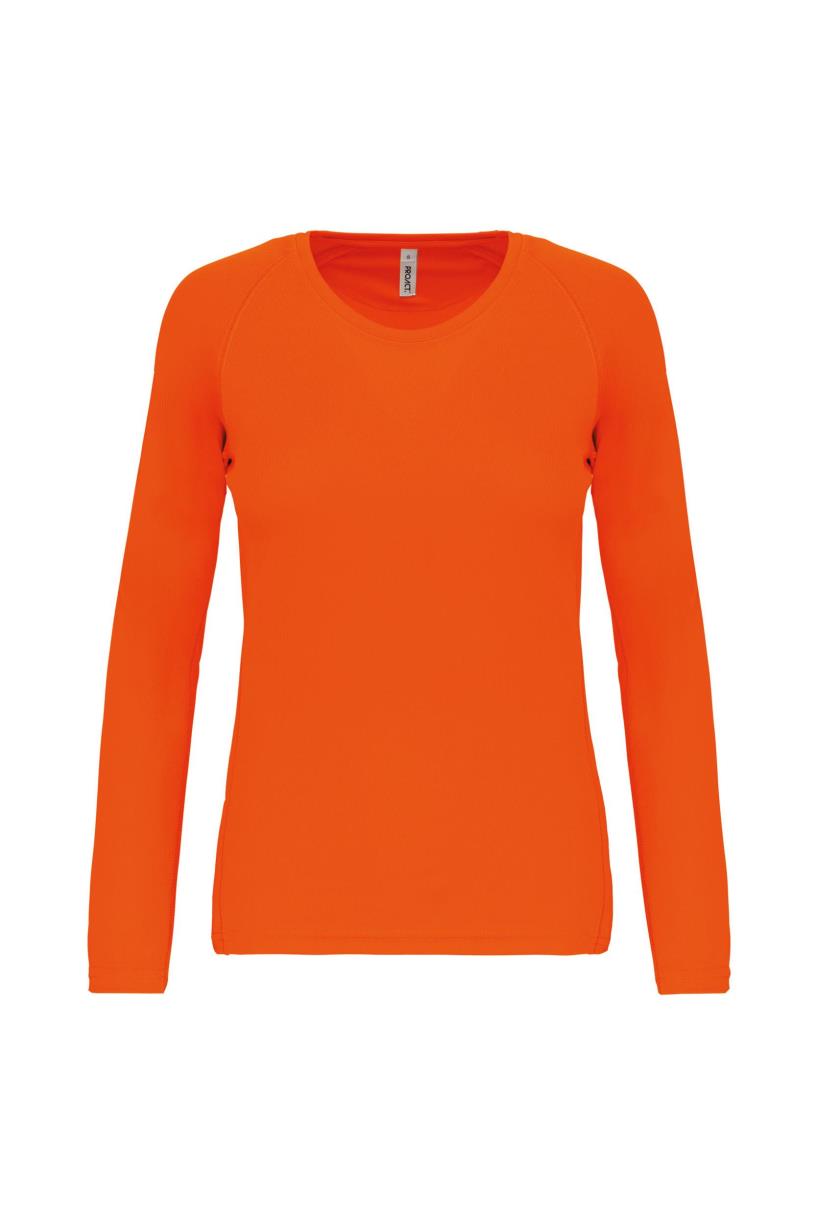 Proact Damessportshirt Lange Mouwen bedrukken - Afbeelding 3